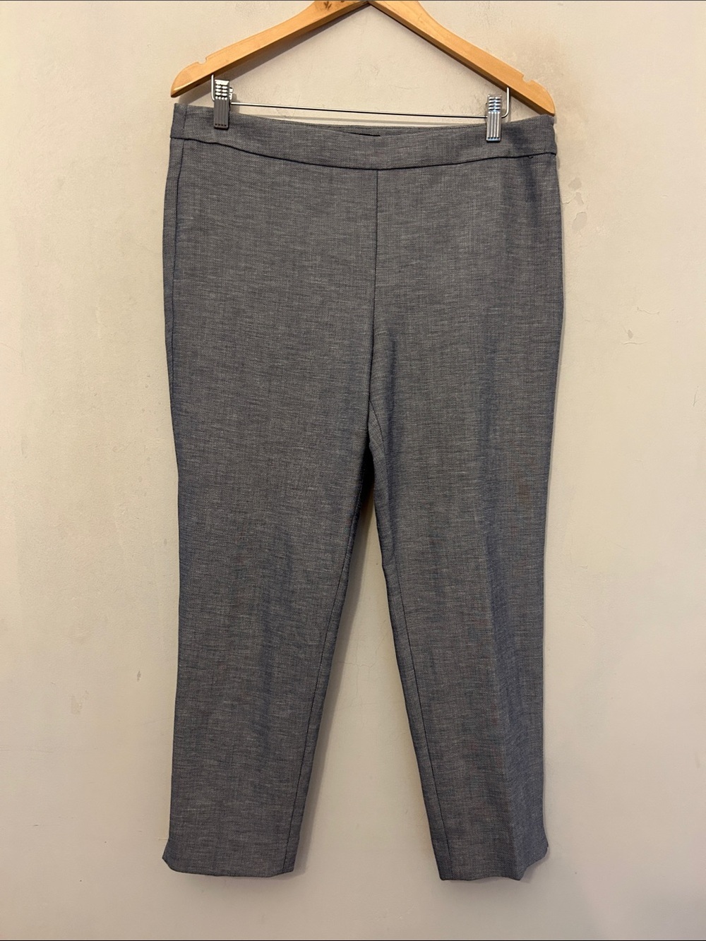 Talbots Blue Gray Chatham ankle pants Size 12P EUC